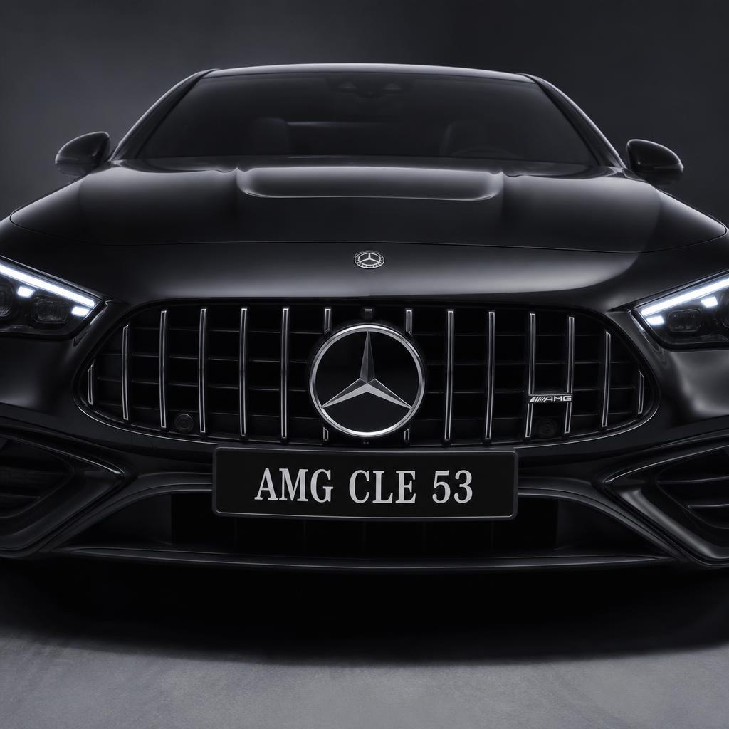 Mercedes-AMG CLE 53 Coupé front grille after detailing and ceramic coating at Flex Auto Care Studio Pasadena