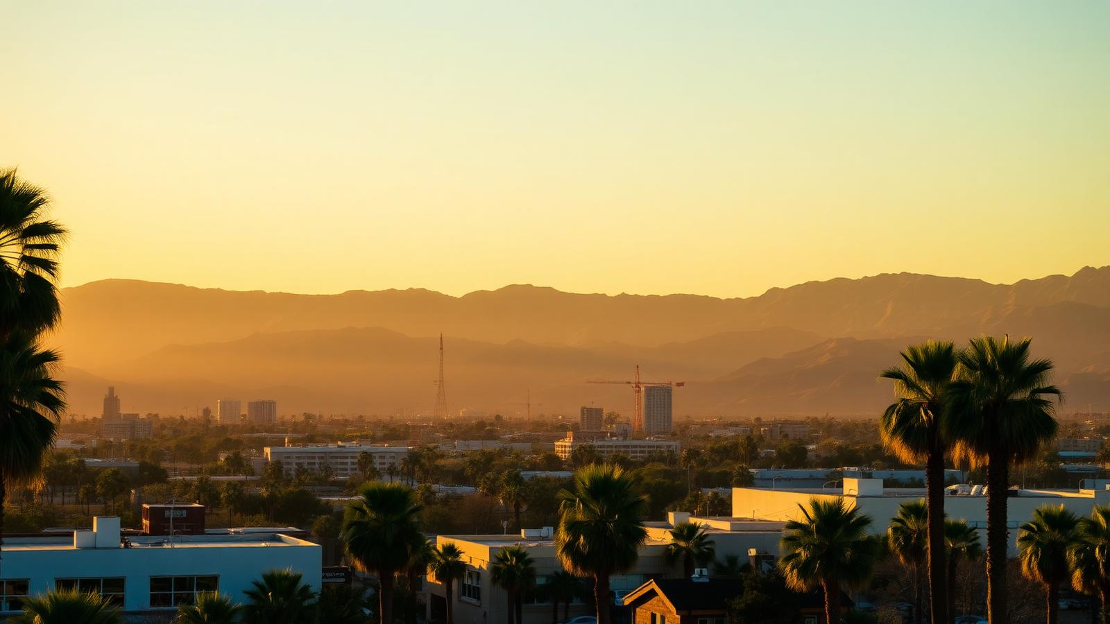 Glendale California skyline with San Gabriel mountains — Flex Auto Care Studio serves Glendale from Pasadena